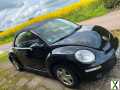 Foto VW Beetle Cabrio Schwarz