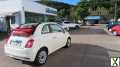 Foto Fiat 500 Cabrio Lounge 1,2 69 PS Weiss-rot Lounge