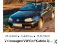 Foto VW Golf III Cabrio Bj. 2000 ohne TÜV