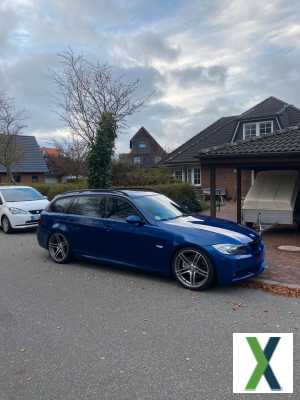 Foto BMW e91 325d 400ps 850nm Lemans blau schalter