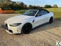 Foto Bmw M4 Competition Xdrive Cabrio White Frozen
