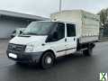 Foto Ford Transit 2.2 Doka Pritsche+Plane Zwillingsbereifung AHK