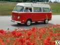 Foto VW T2 Bus, Bulli Camping, Transporter, Hochdach ähnlich Westfalia