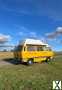 Foto Volkswagen VW T3 Joker Hochdach gelb mit Westfalia Campingausbau
